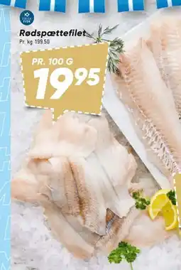 Bilka Rødspættefilet, DKK 19.95 tilbud