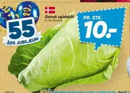Bilka Dansk spidskål, DKK 10 tilbud