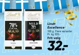 Bilka Lindt Excellence, DKK 32 tilbud