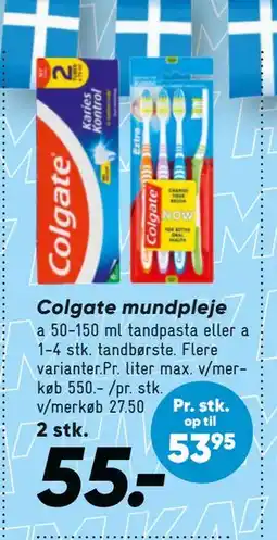Bilka Colgate mundpleje, DKK 55 tilbud