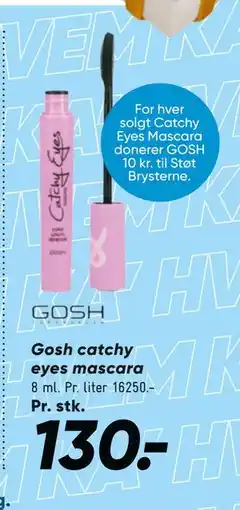 Bilka Gosh catchy eyes mascara, DKK 130 tilbud