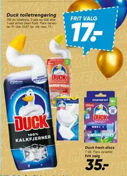 Bilka Duck toilet rengøring, DKK 17 tilbud