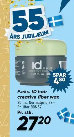 Bilka ID hair creative fiber wax, DKK 27.2 tilbud