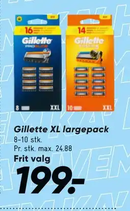 Bilka Gillette XL largepack, DKK 199 tilbud