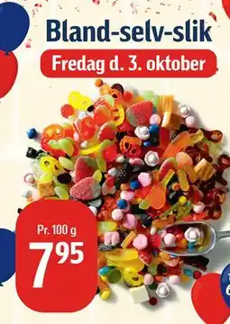 Føtex Bland-selv-slik, DKK 7.95 tilbud