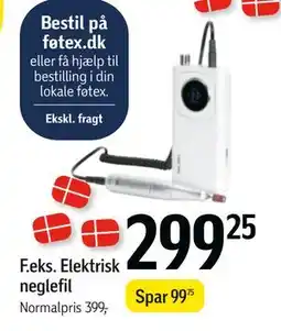 Føtex Elektrisk neglefil, DKK 299.25 tilbud