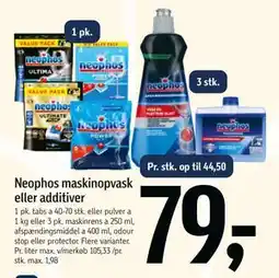 Føtex Neophos maskinopvask eller additiver, DKK 79 tilbud
