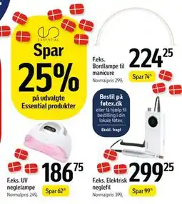 Føtex Spar 25% på udvalgte Essential produkter tilbud