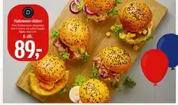 Føtex Halloween sliders, DKK 89 tilbud
