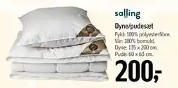 Føtex Dyne/pudesæt, DKK 200 tilbud