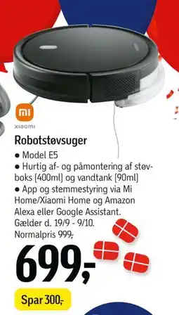 Føtex Robotstøvsuger, DKK 699 tilbud