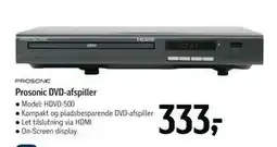 Føtex Prosonic DVD-afspiller, DKK 333 tilbud