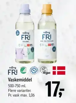 Føtex Vaskemiddel, DKK 17 tilbud