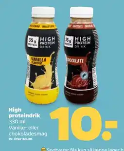 Netto High proteindrik, DKK 10 tilbud