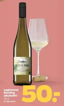 Netto Løgismose Riesling alkoholfri, DKK 50 tilbud