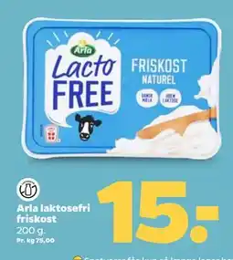 Netto Arla laktosefri friskost, DKK 15 tilbud