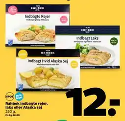Netto Rahbek indbagte rejer, laks eller Alaska sej, DKK 12 tilbud