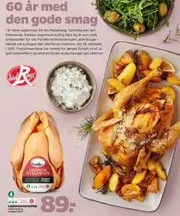 Netto Løgismose hel kylling, DKK 89 tilbud