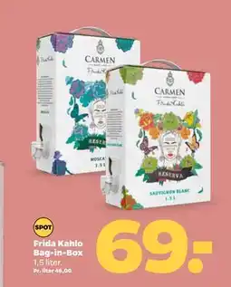 Netto Frida Kahlo Bag-in-Box, DKK 69 tilbud