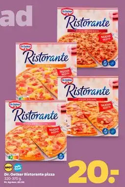 Netto Dr. Oetker Ristorante pizza, DKK 20 tilbud