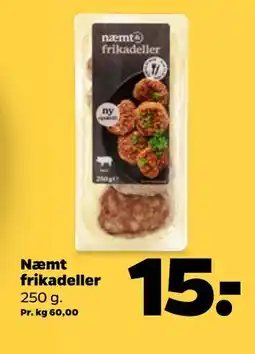 Netto Næmt frikadeller, DKK 15 tilbud