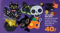 Netto DIY masker eller pynt, DKK 40 tilbud