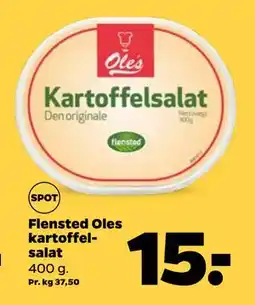 Netto Flensted Oles kartoffelsalat, DKK 15 tilbud