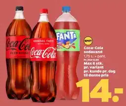 Netto Coca-Cola sodavand, DKK 14 tilbud