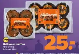 Netto Halloween muffins, DKK 25 tilbud