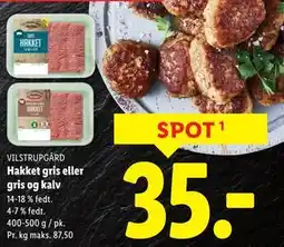 Lidl Hakket gris eller gris og kalv, DKK 35 tilbud