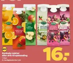 Netto Rynkeby nektar eller drik til opblanding, DKK 16 tilbud