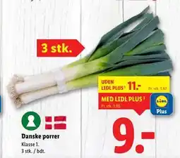 Lidl Danske porrer, DKK 11, App-pris tilbud
