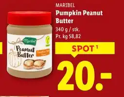 Lidl Pumpkin Peanut Butter, DKK 20 tilbud