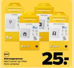 Netto Støvsugerposer, DKK 25 tilbud