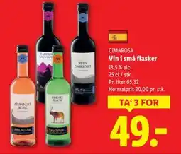 Lidl Vin i små flasker, DKK 49 tilbud