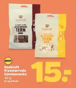 Netto Raakraft frysetørrede hundesnacks, DKK 15 tilbud
