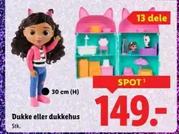 Lidl Dukke eller dukkehus, DKK 149 tilbud