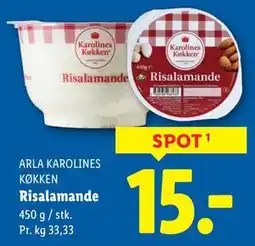 Lidl Risalamande, DKK 15 tilbud