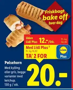 Lidl Pølsehorn, App-pris tilbud