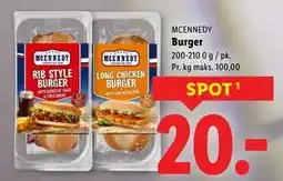 Lidl Burger, DKK 20 tilbud