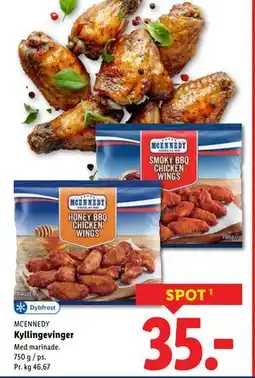 Lidl Kyllingevinger, DKK 35 tilbud