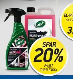 Thansen SPAR 20% PÅ ALT TURTLE WAX tilbud