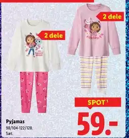 Lidl Pyjamas, DKK 59 tilbud