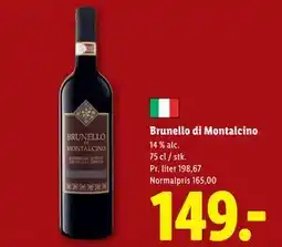 Lidl Brunello di Montalcino, DKK 149 tilbud