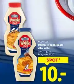 Lidl Dejmix til pandekager eller vafler, DKK 10 tilbud