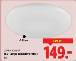 Lidl LED-lampe til badeværelset, DKK 149 tilbud