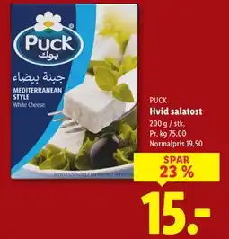 Lidl Hvid salatost, DKK 15 tilbud
