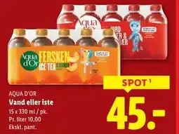 Lidl Vand eller iste, DKK 45 tilbud