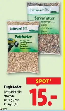Lidl Fuglefoder, DKK 15 tilbud