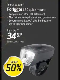 Thansen Forlygte, DKK 34.97 tilbud